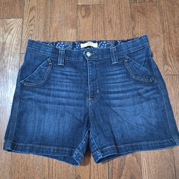 Levi's Dark Blue Jean Shorts for Women - Picture 3 of 6